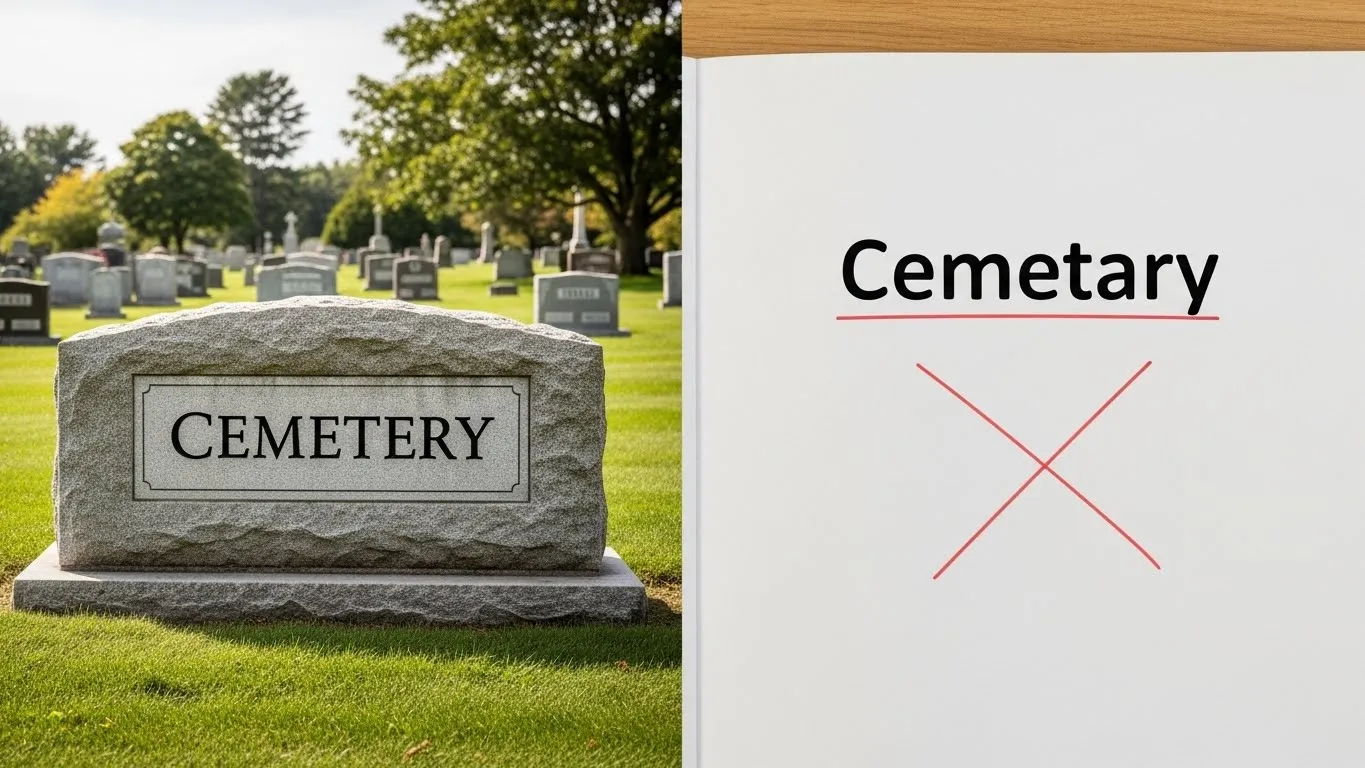 Cemetery or Cemetary