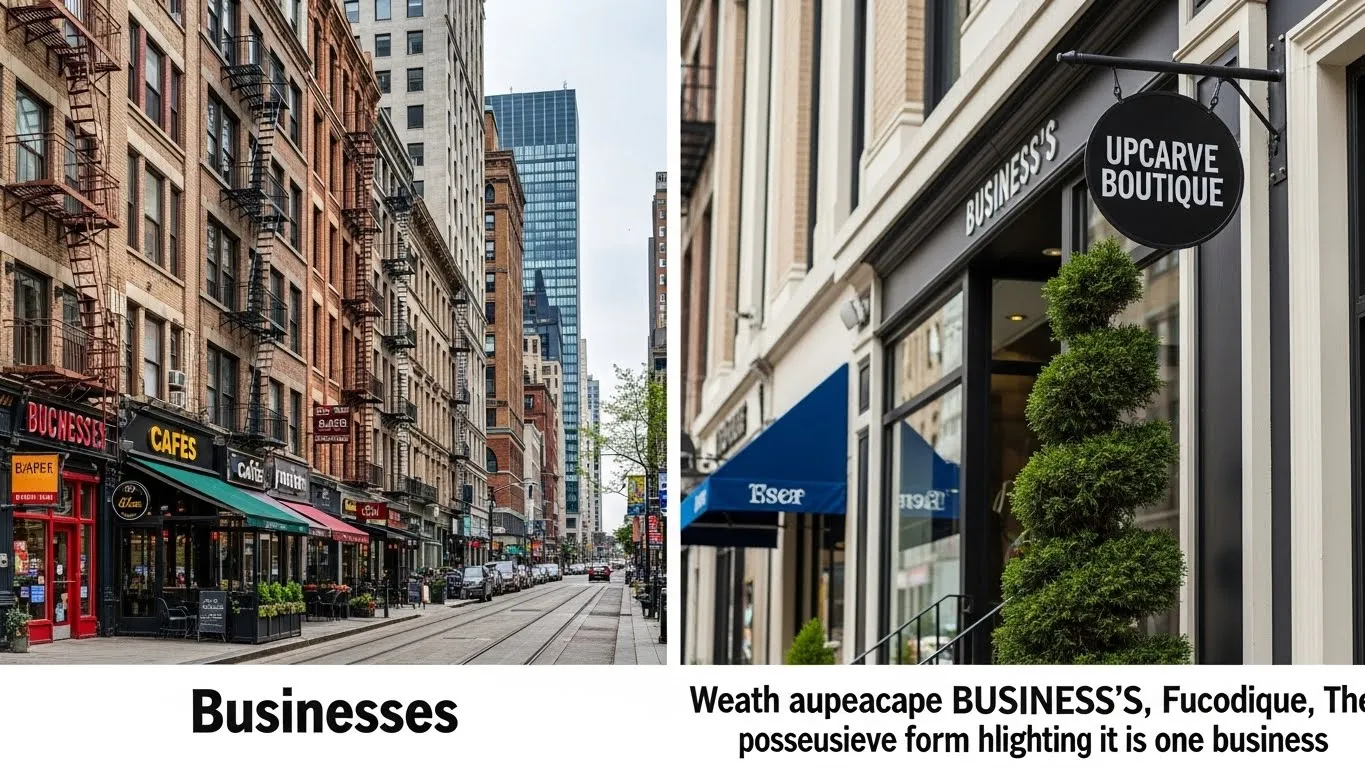 Businesses or Business’s