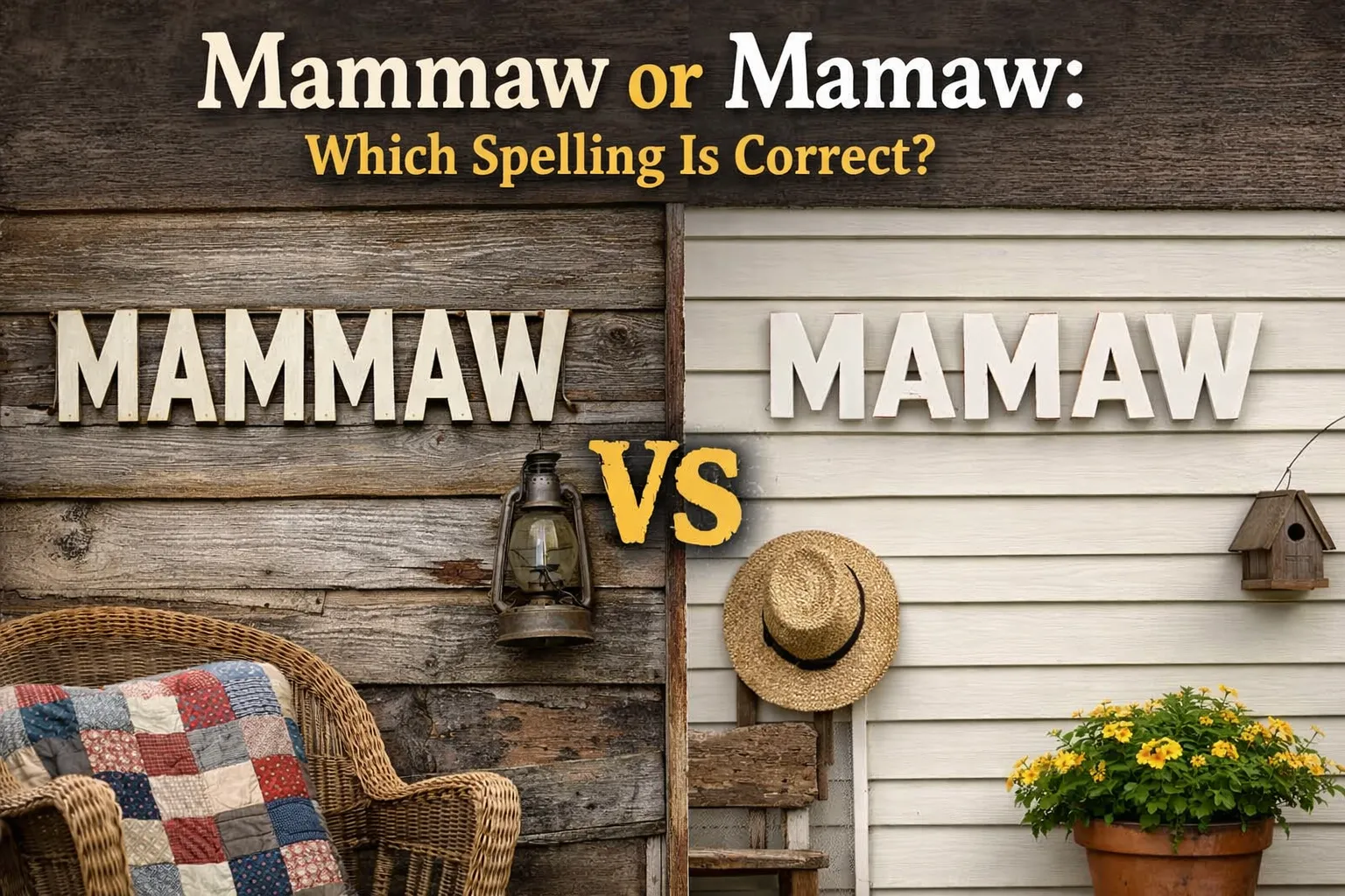 Mammaw or Mamaw