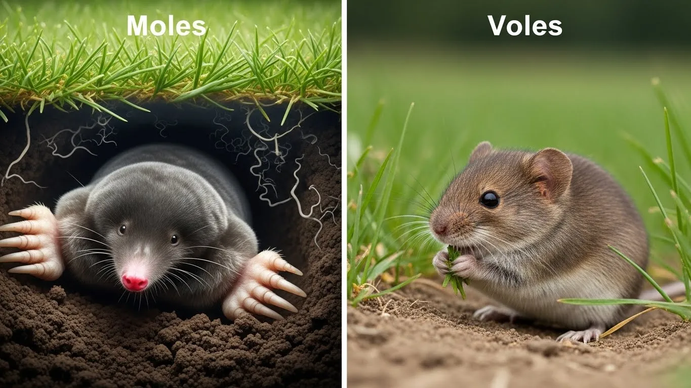 Moles or Voles