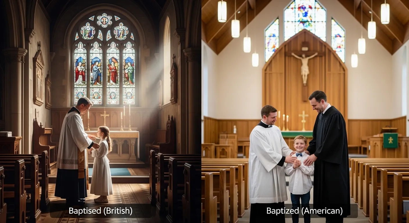 baptised or baptized
