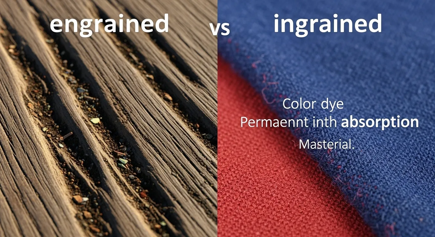 engrained or ingrained