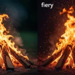 firey or fiery
