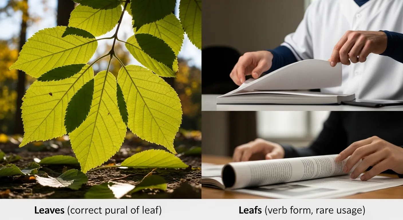 leaves or leafs