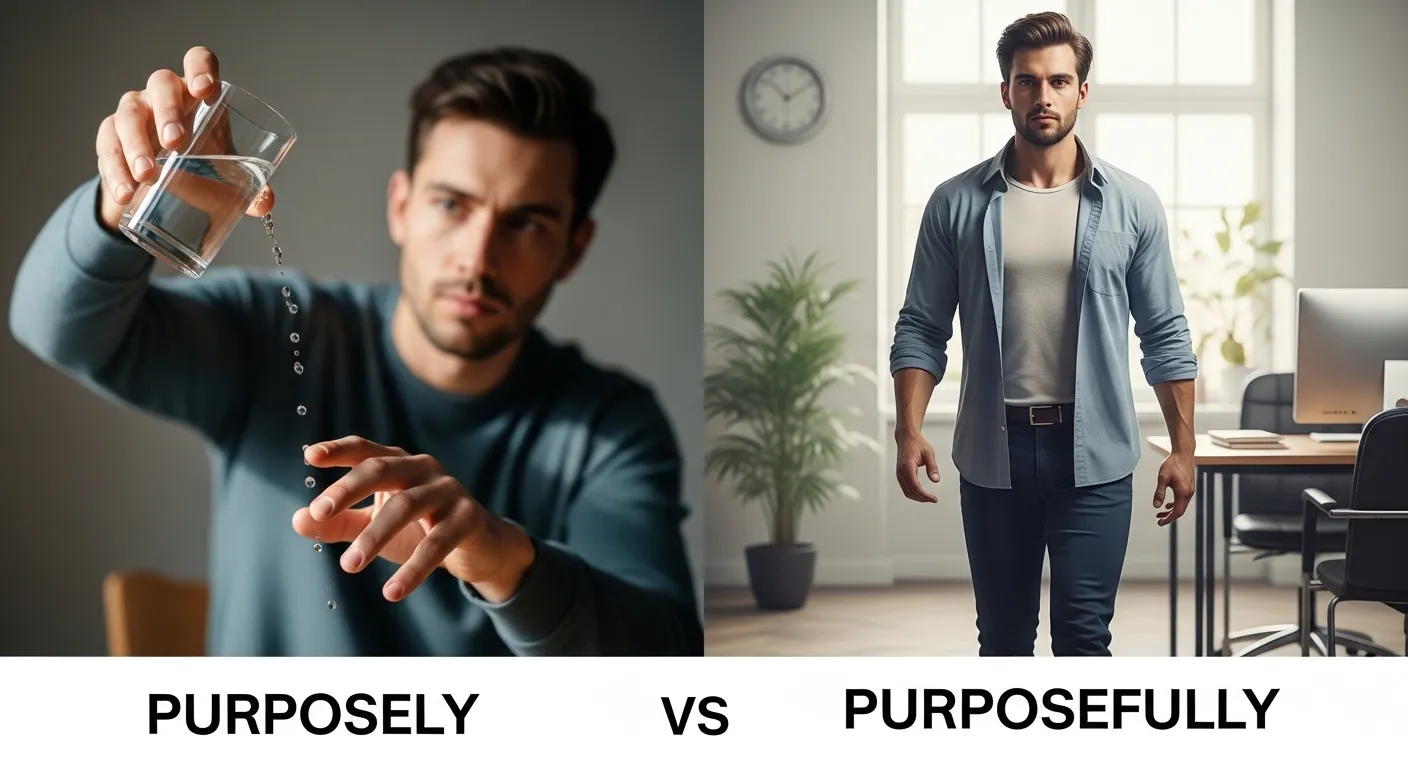 purposely or purposefully