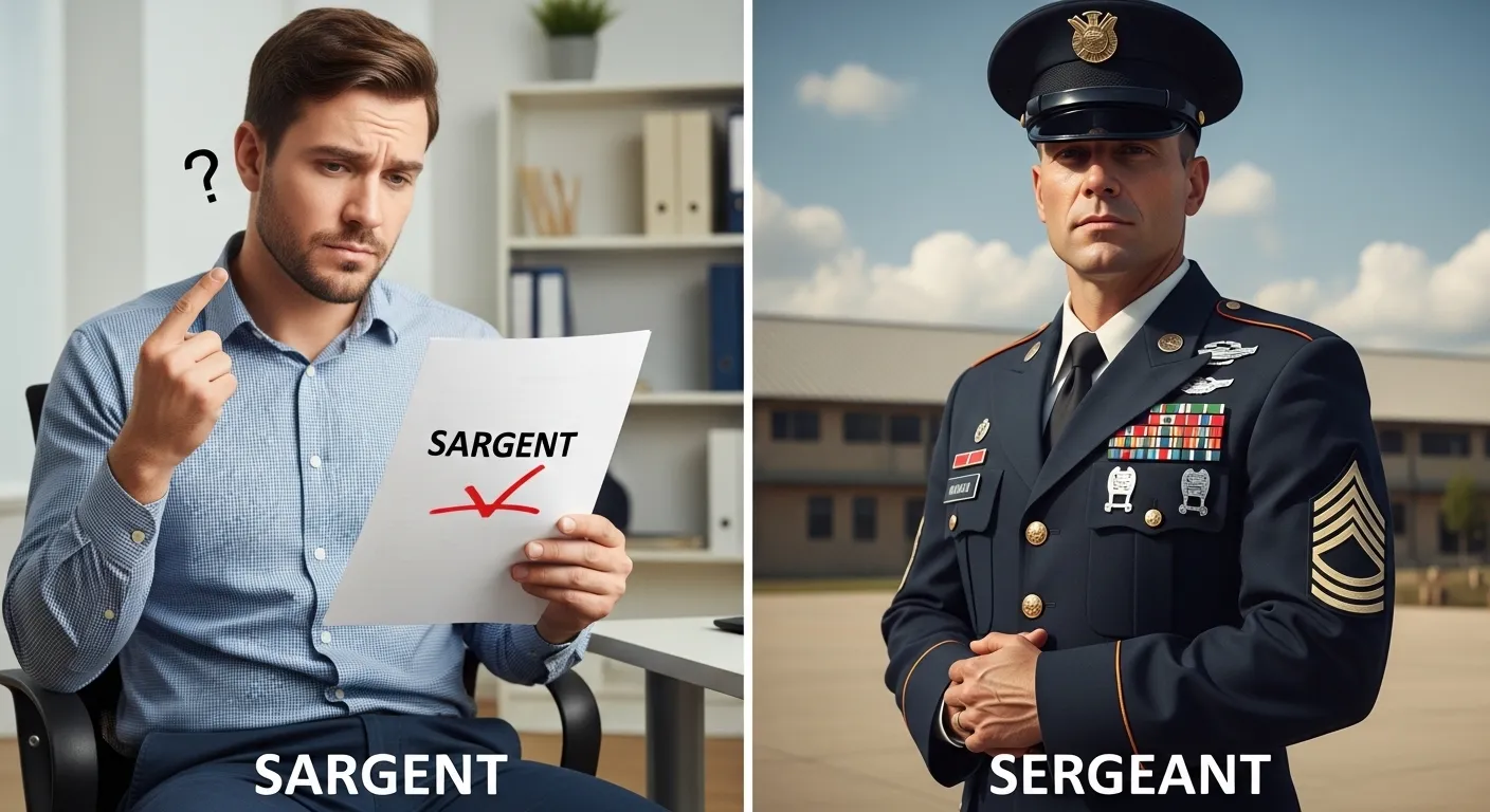 sargent or sergeant