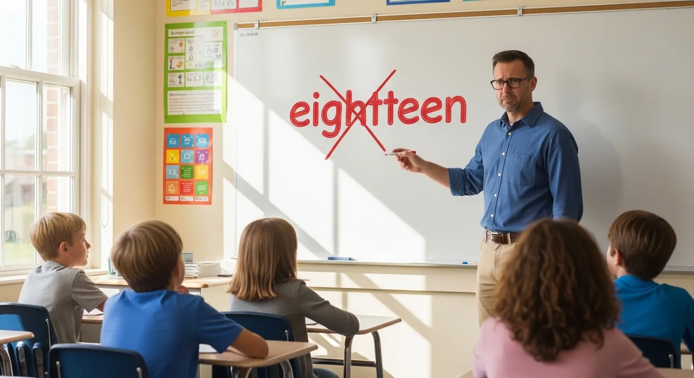 eightteen or eighteen