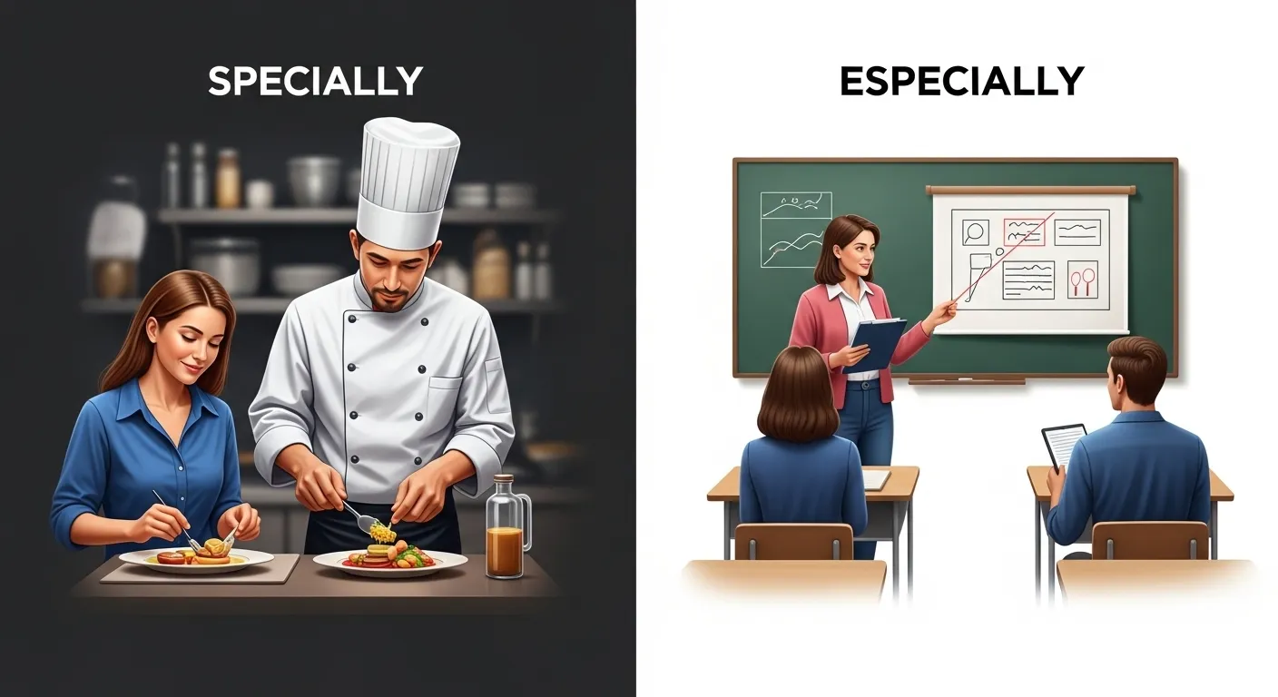 specially or especially